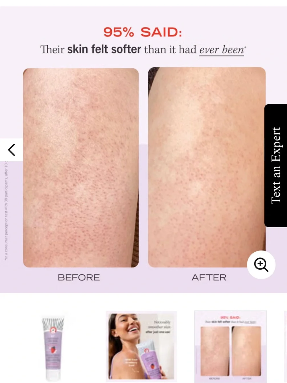First Aid Beauty Lavender Tube KP Bump Eraser Body Scrub